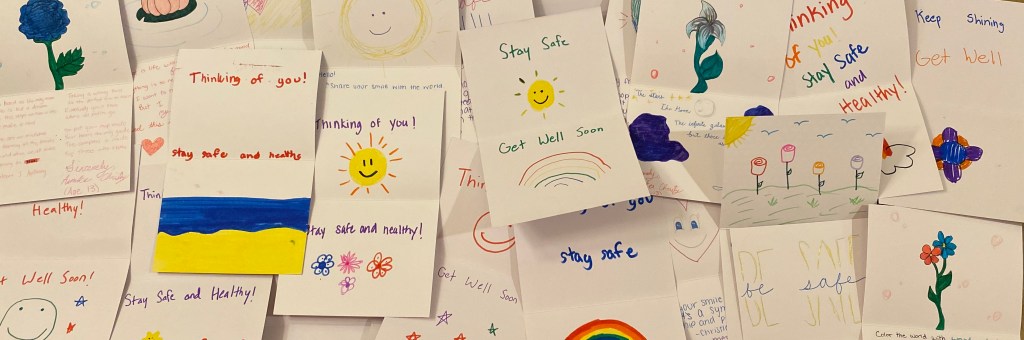 project six feet cards home made for meals on wheels